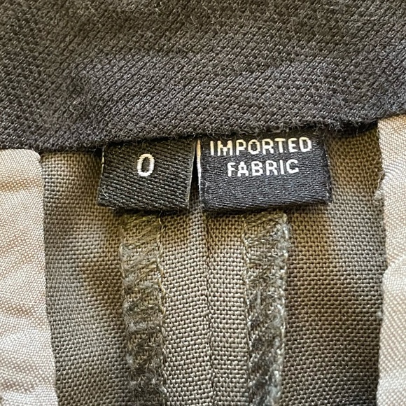 Theory testra 2B Talor pants size 0. Grey/green/taupe color - Picture 2 of 6